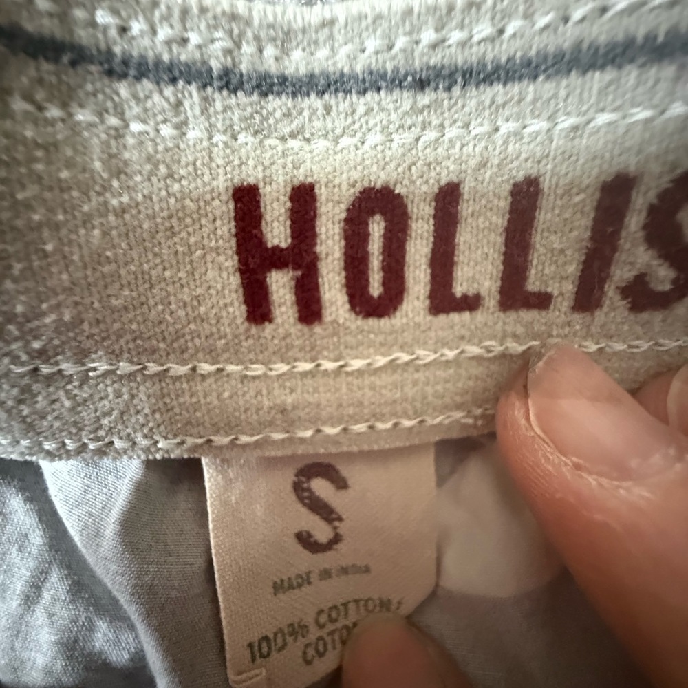 Gray Seagull Print Hollister Boxer Shorts – Size S | 100% Cotton | Like New - Picture 5 of 5